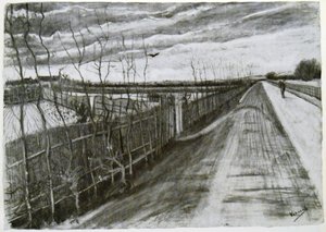Strada di campagna vicino a Loosduinen da Vincent van Gogh